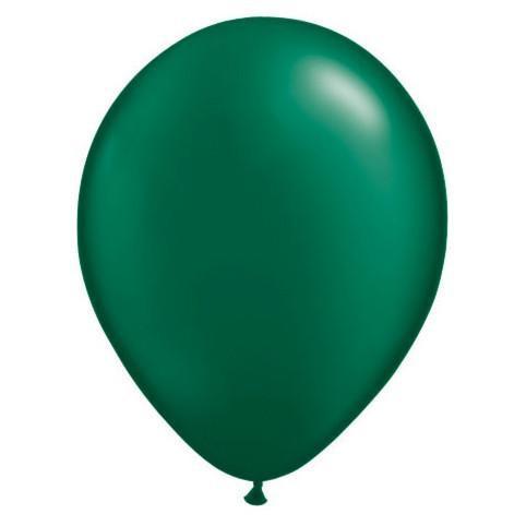 11" Latex Balloon, Forest Green Pearl available at Shopsweetluluss