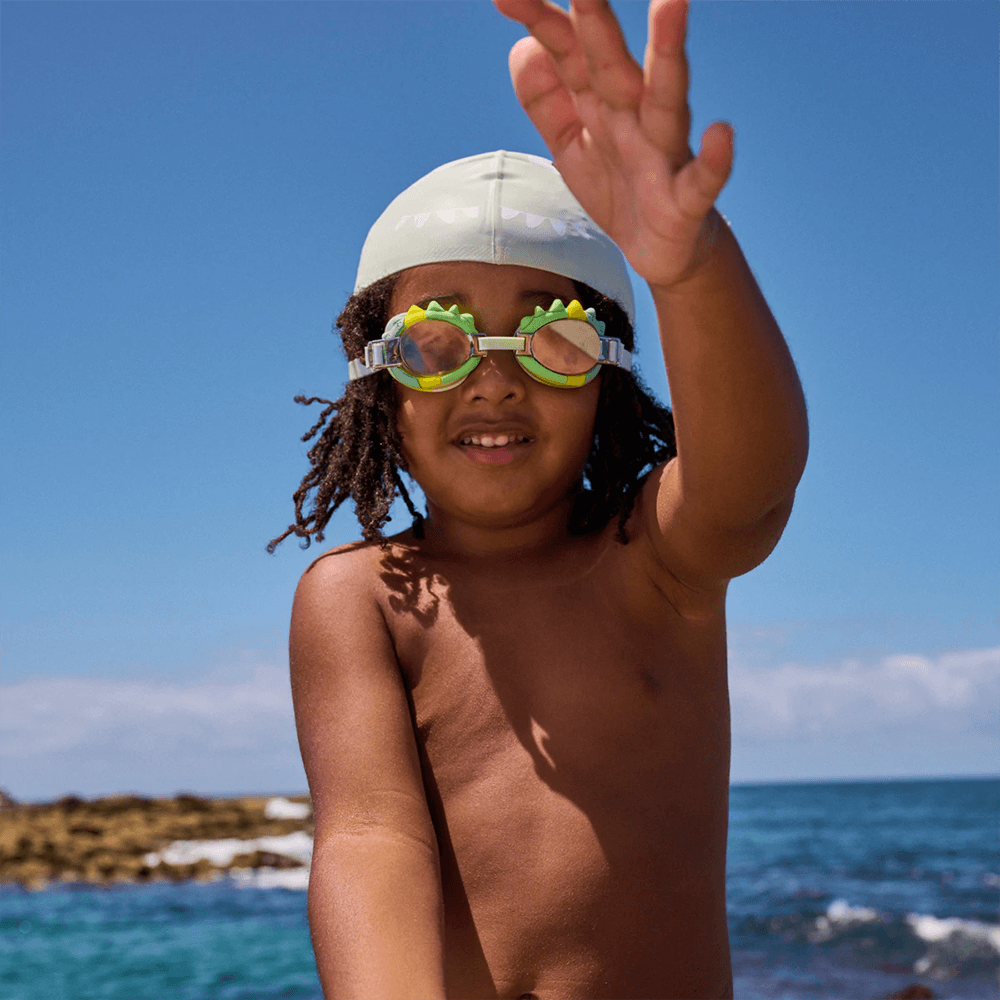 Mini Swim Goggles - Monty the Monster, Shopsweetluluss