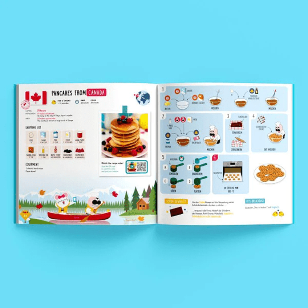 Recipes from Around the World & Measuring Cup Set, Shopsweetluluss
