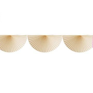Large Tissue Bunting Garland, Ivory - Shopsweetluluss