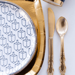 Dreidel Dinner Plates, Shopsweetluluss