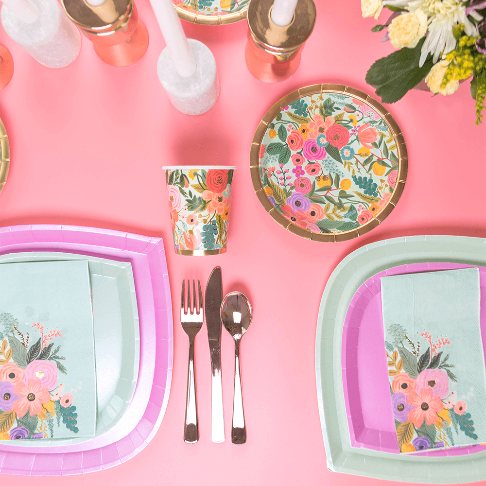 Posh PinkAholic Plates - 3 Size Options