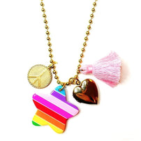 Love & Peace Charms Necklace