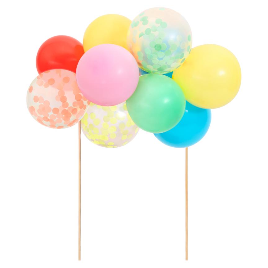 Meri Meri Rainbow Balloon Cake Topper Kit