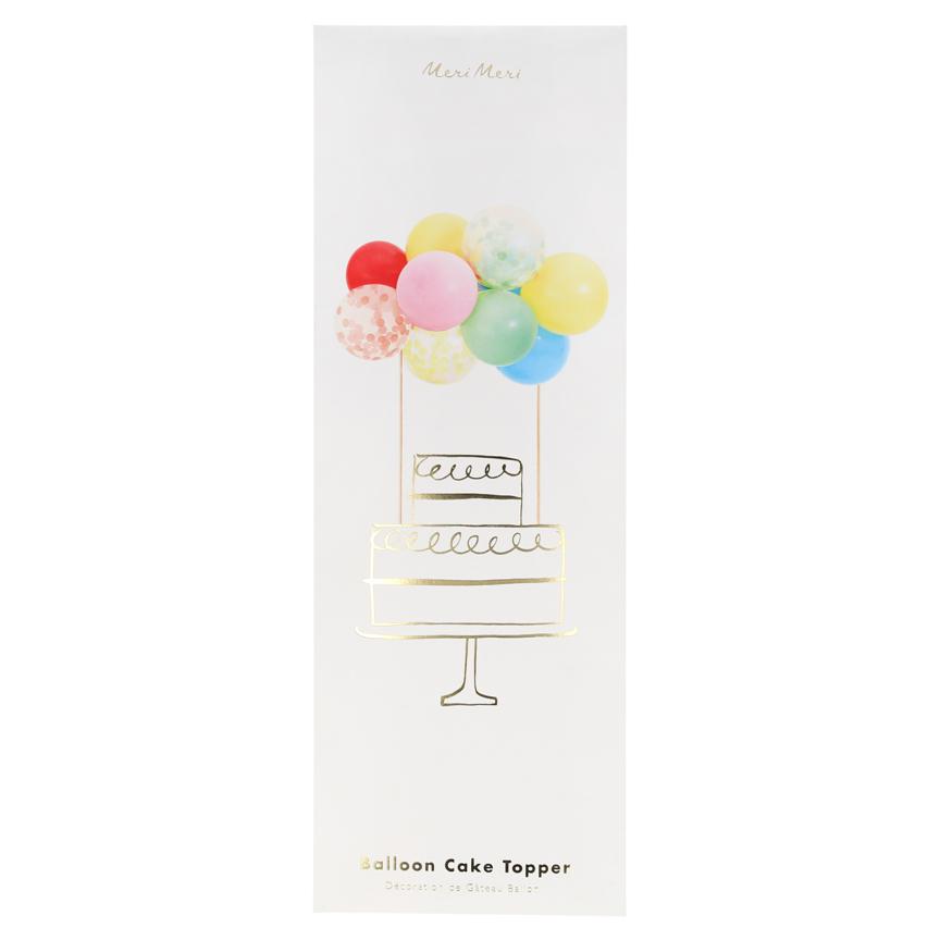 Meri Meri Rainbow Balloon Cake Topper Kit