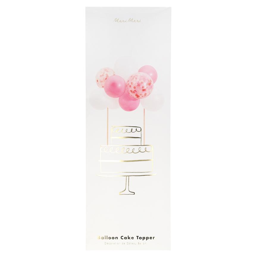 Meri Meri Pink Balloon Cake Topper Kit