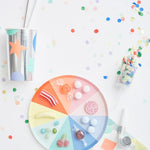 Meri Meri Silver Geometric Highball Cup