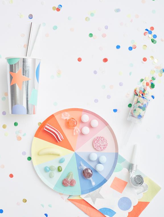 Meri Meri Silver Geometric Highball Cup