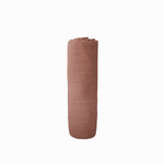 Muslin Swaddle Blanket Organic Cotton- Cedar