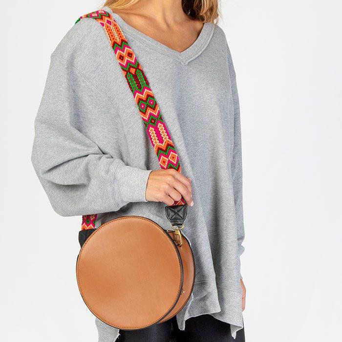 Red Pink Aztec Sayulita Strap