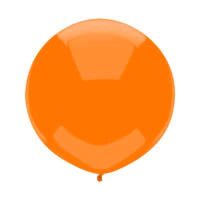 17" Juicy Orange Round Balloon available at Shopsweetluluss