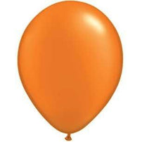 11" Latex Balloon, Mandarin Orange Pearl available at Shopsweetluluss