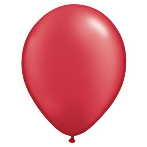 11" Latex Balloon, Pearl Ruby Red available at Shopsweetluluss