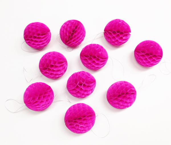 3" Itty Bitty Honeycomb Balls - 23 Color Options