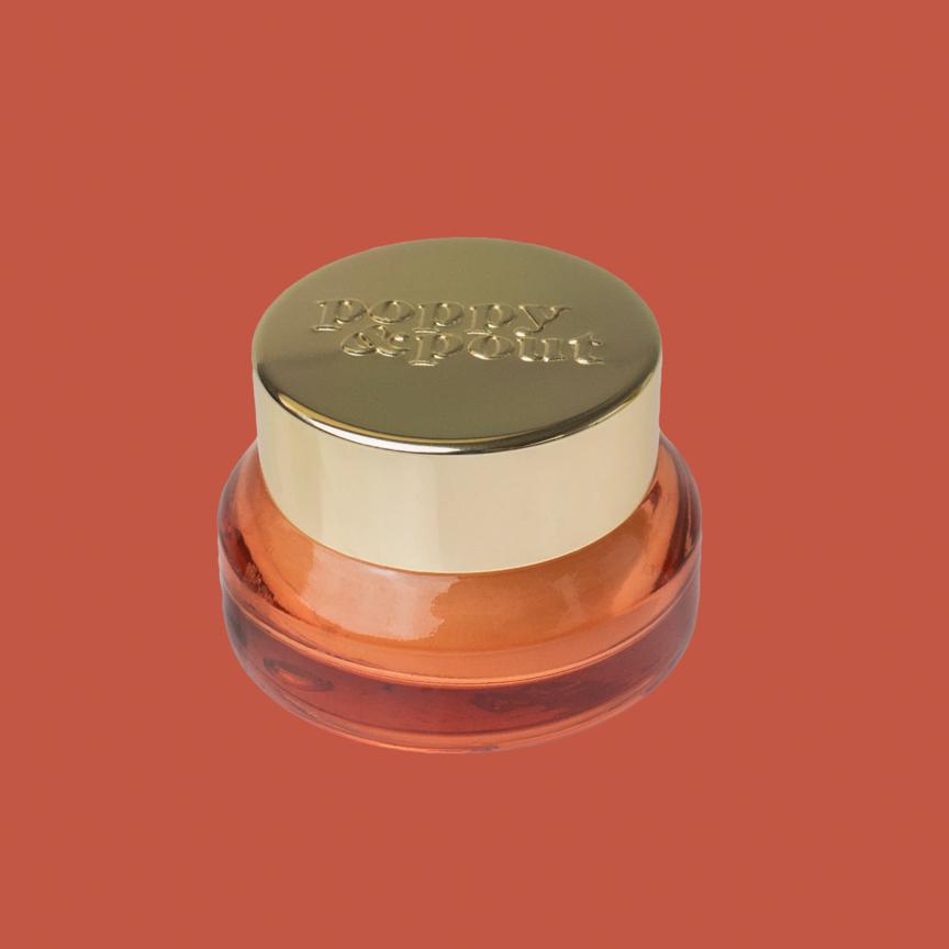 Pomegranate Peach Lip Scrub, Flower Powered Lip Care