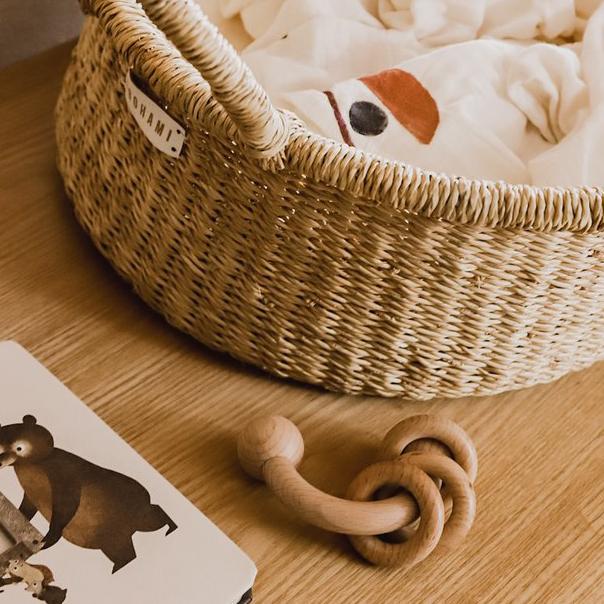 Rainbow Wood Baby Rattle