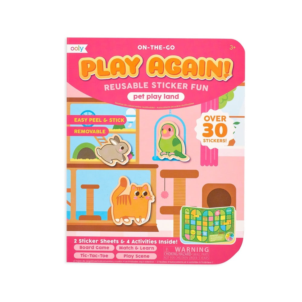 Reusable Mini On-The-Go Sticker Book, Shopsweetluluss