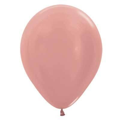 11" Latex Balloon, Rose Gold available at Shopsweetluluss