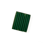 4.5" Tiny Taper Candles, Emerald Green, One Pair