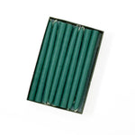 6" Skinny Taper Candles, Sea Green, One Pair