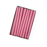 6" Skinny Taper Candles, Dusty Rose, One Pair