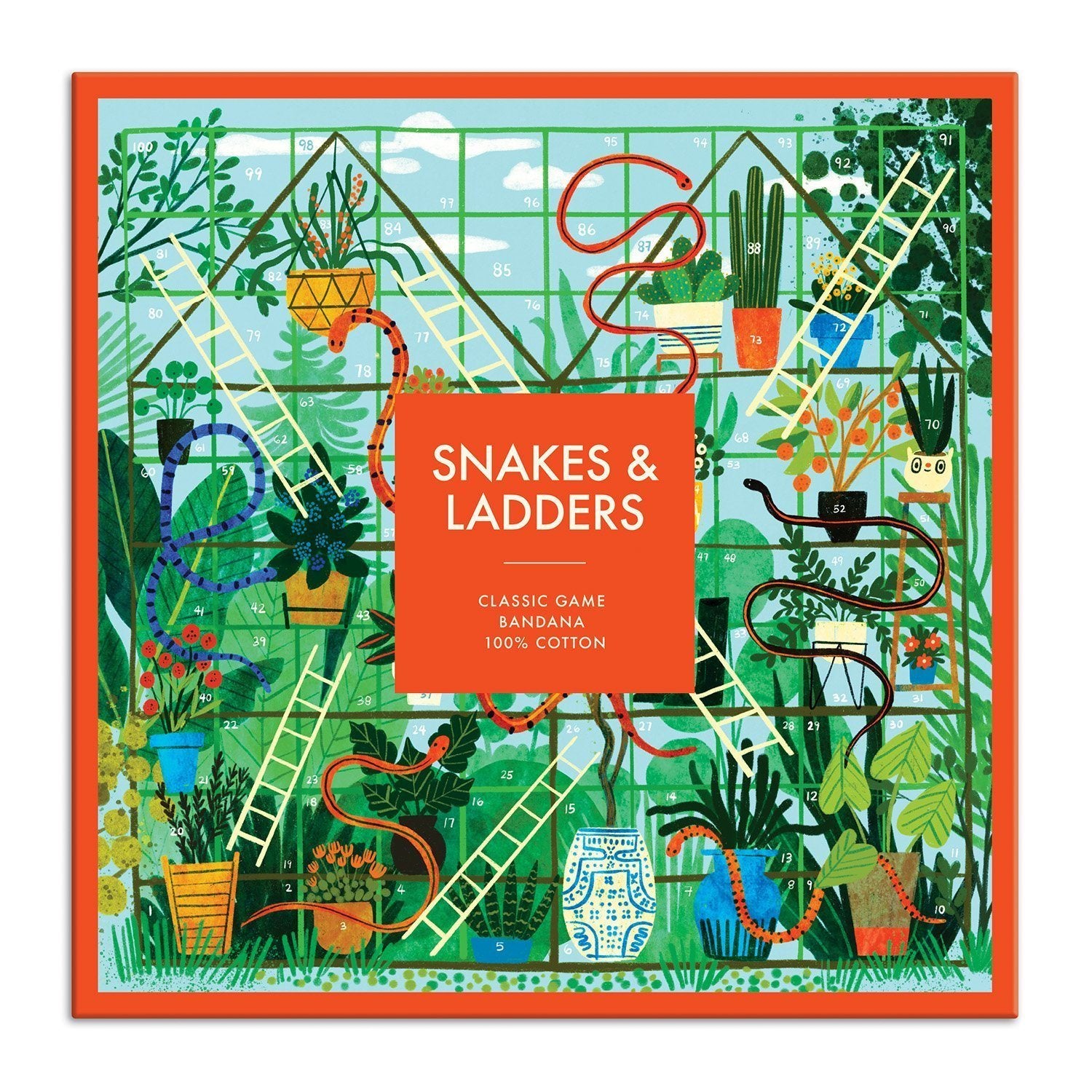 The Snakes & Ladders Classic Game Bandana Bandana