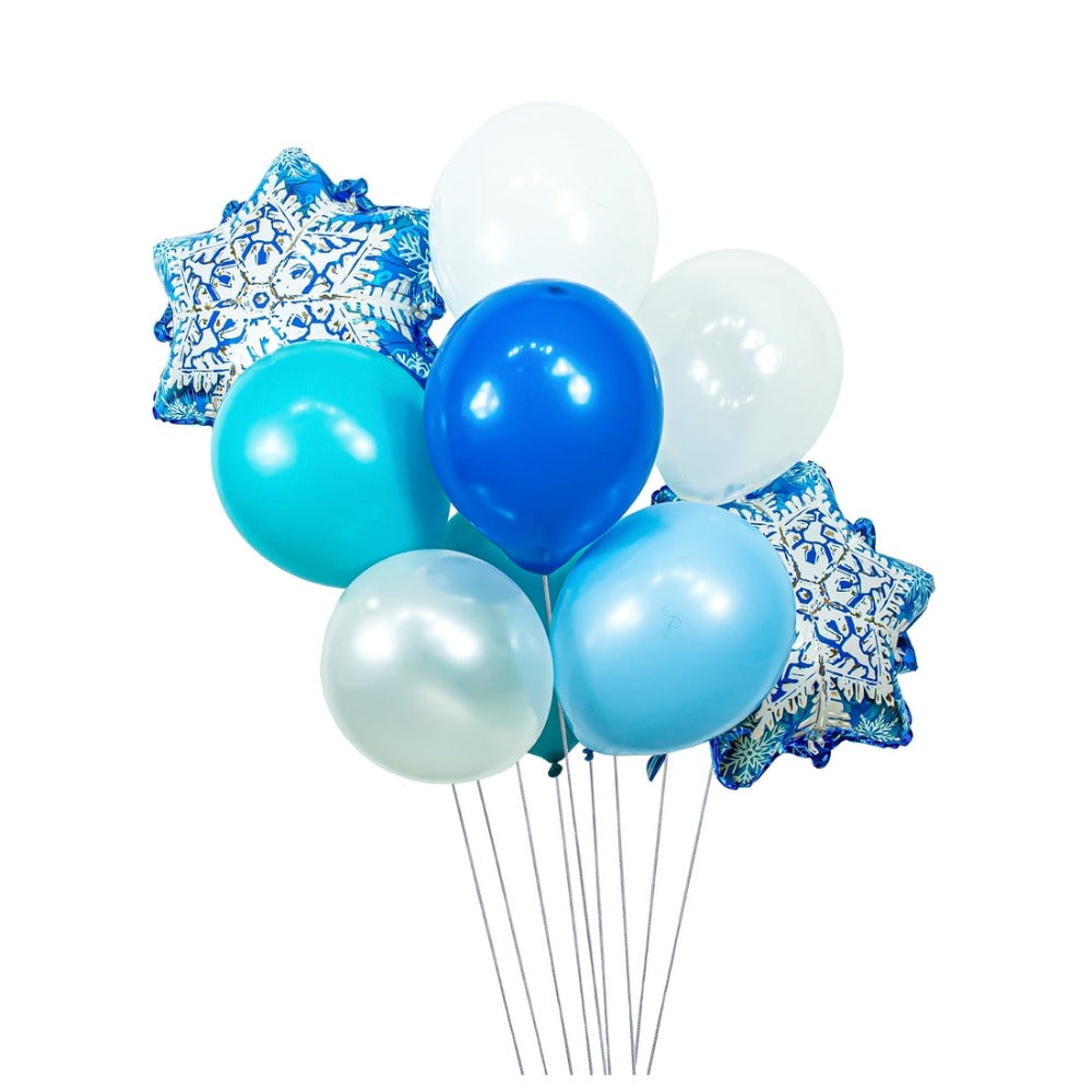 Snowflake Balloon Cluster, Shopsweetluluss