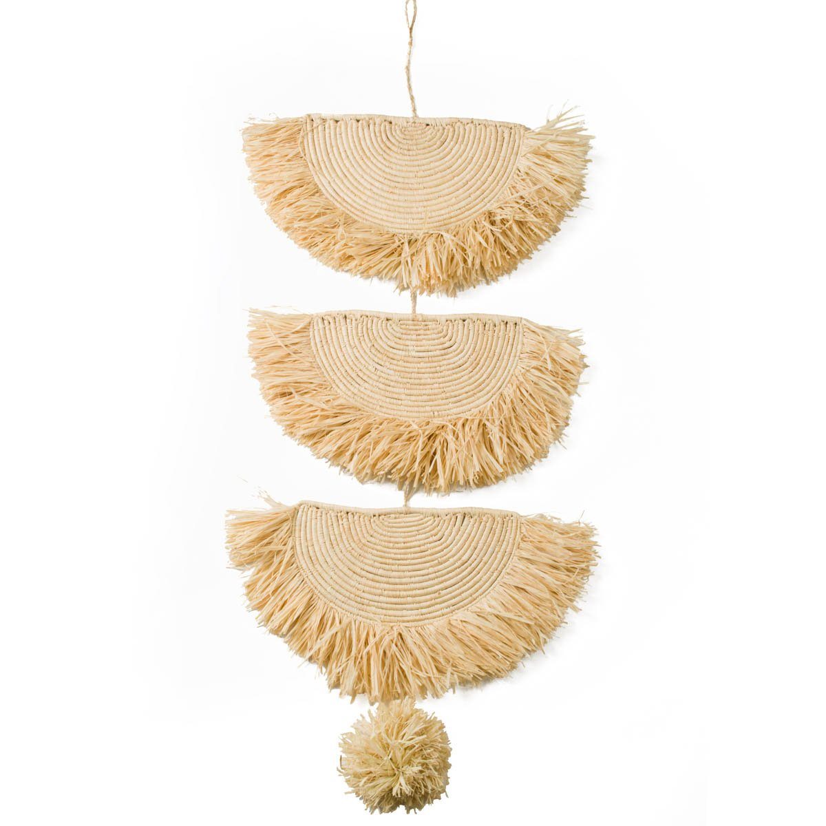 Natural Raffia Parade Mobile by FLOC