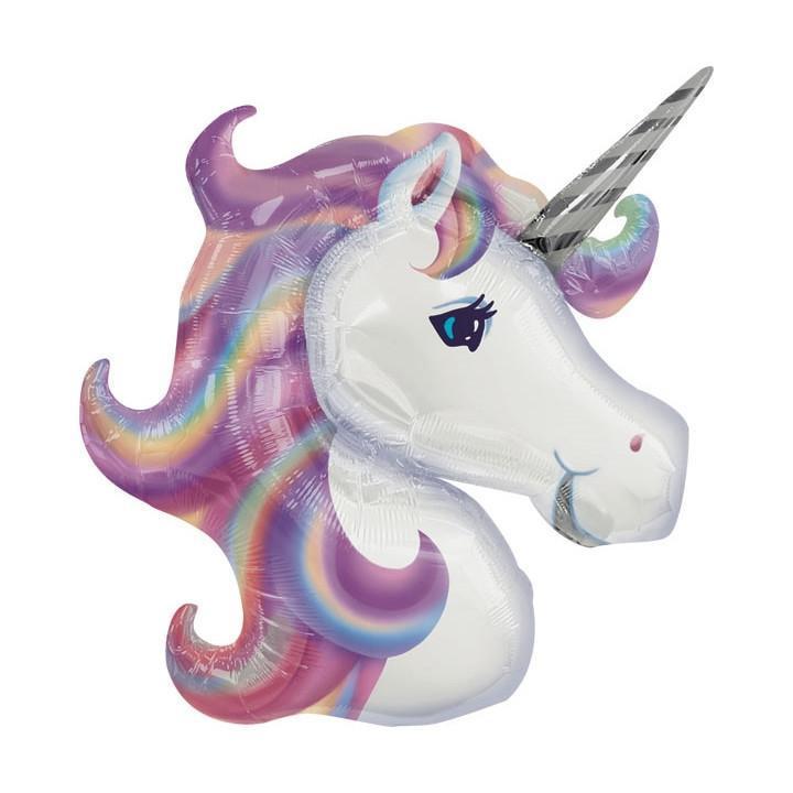 33" Mylar Pastel Rainbow Unicorn available at Shopsweetluluss