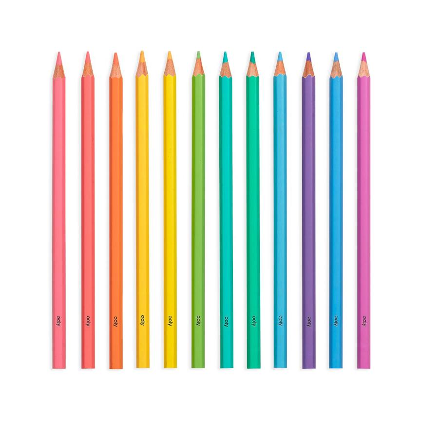 Pastel Hues Colored Pencils- Set of 12