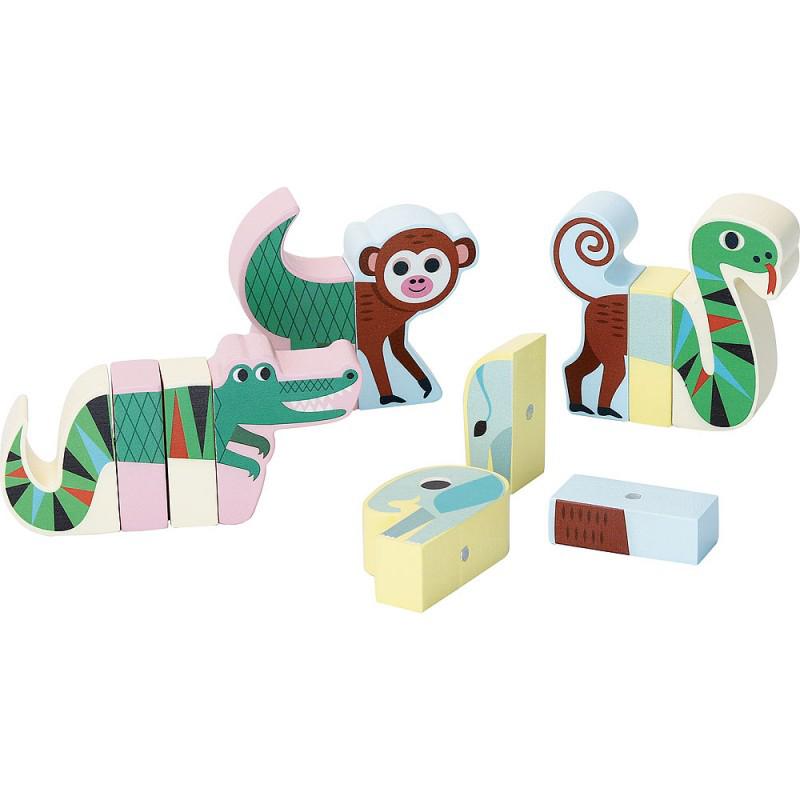 Magnetic Jungle Animals Set