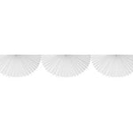 Large Tissue Bunting Garland, White - Shopsweetluluss