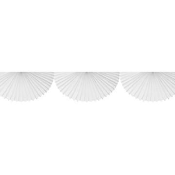 Large Tissue Bunting Garland, White - Shopsweetluluss